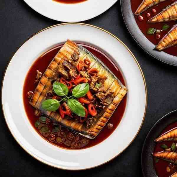 Запеченная скумбрия Пикантная